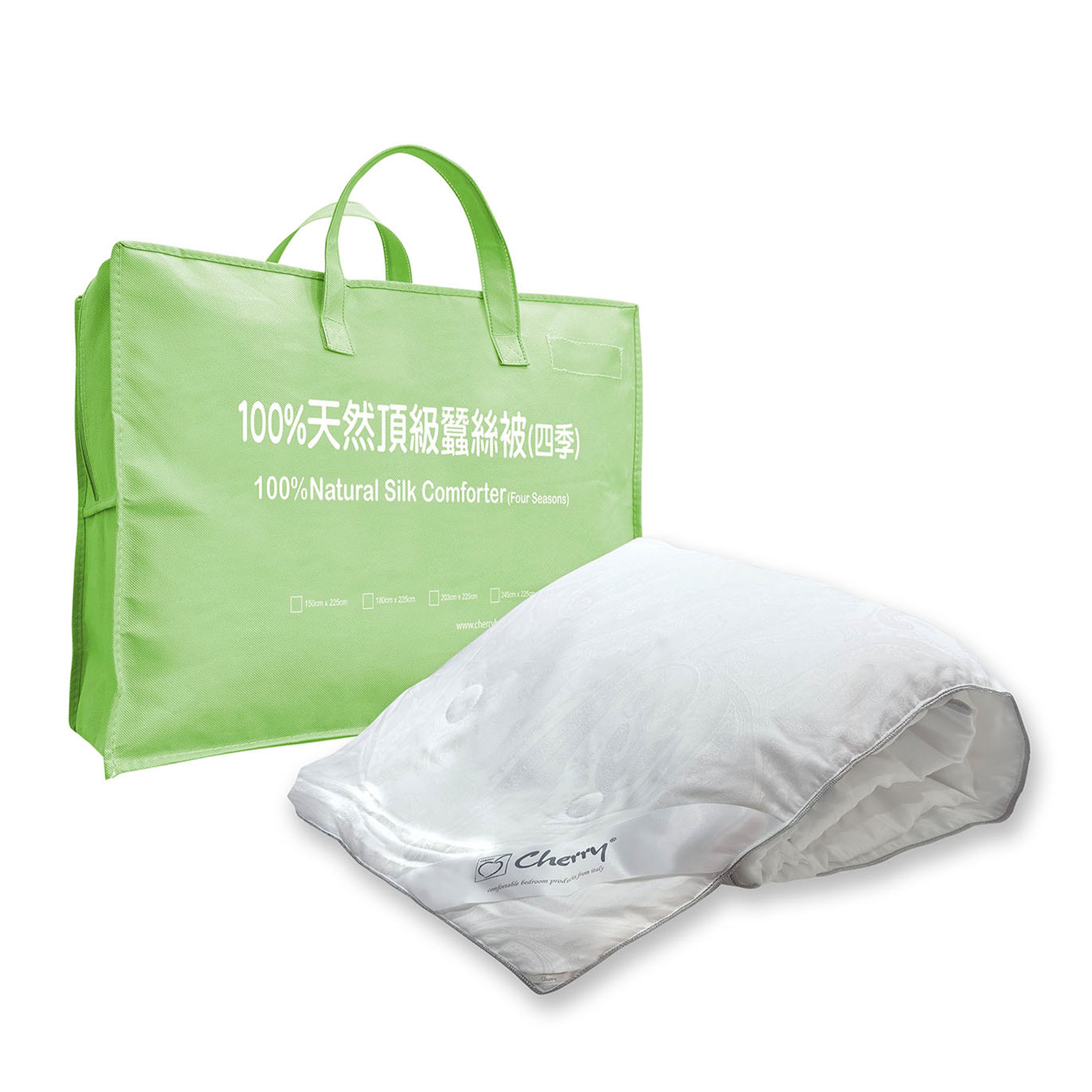 100%天然頂級蠶絲被(四季)