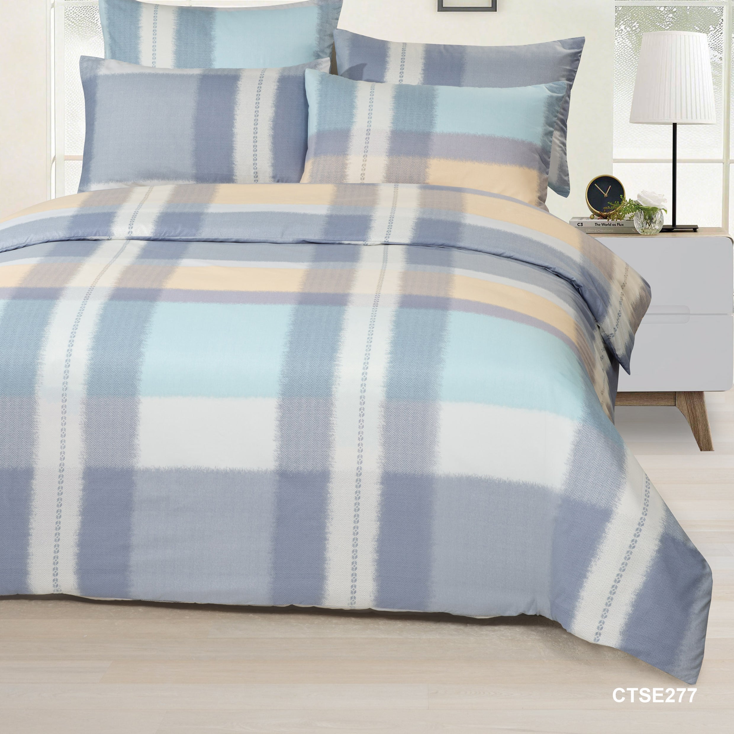 蜜桃絨印花冷氣被