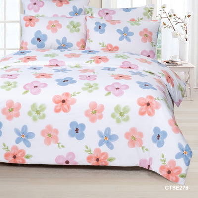 蜜桃絨印花冷氣被