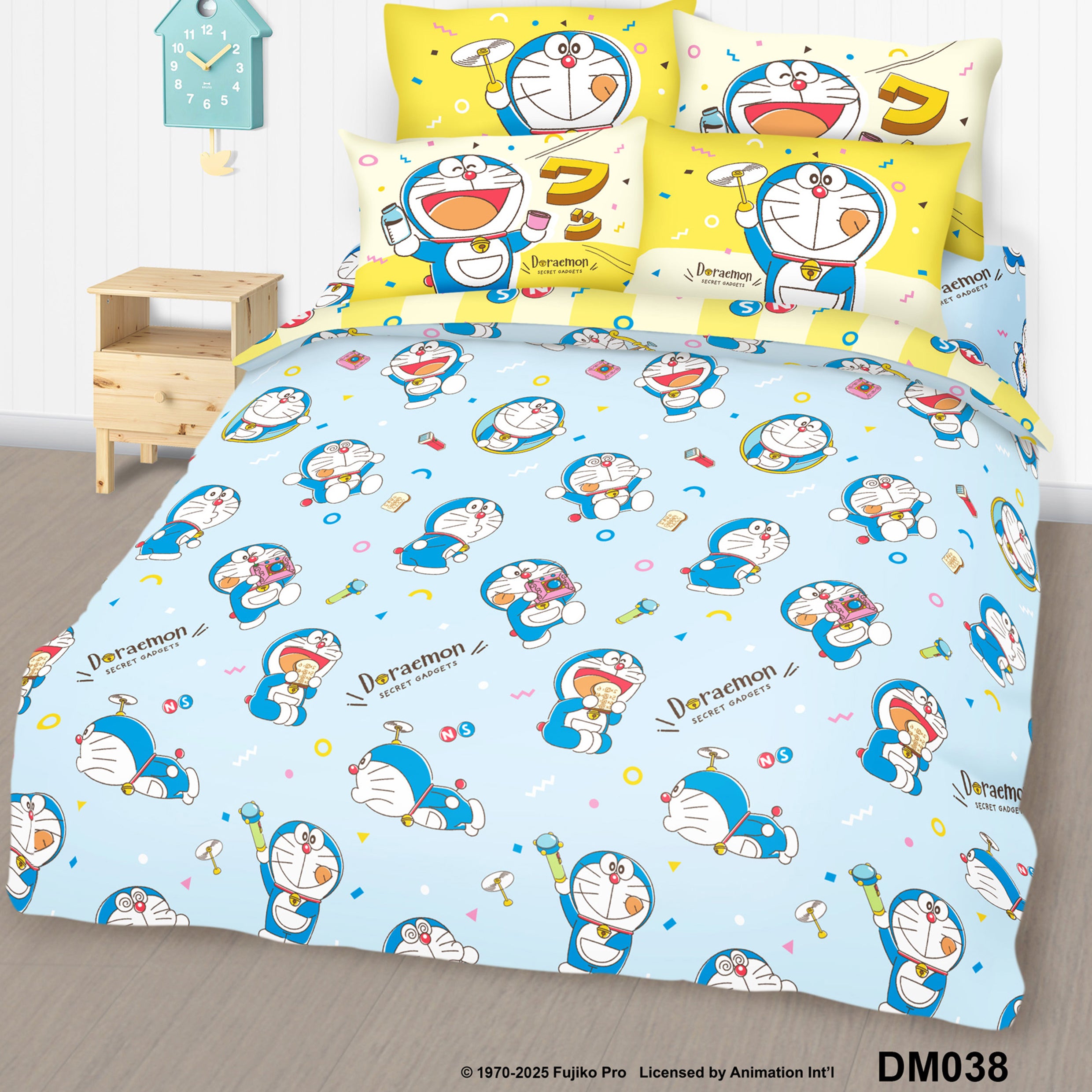 高密度純棉卡通系列 - 多啦A夢