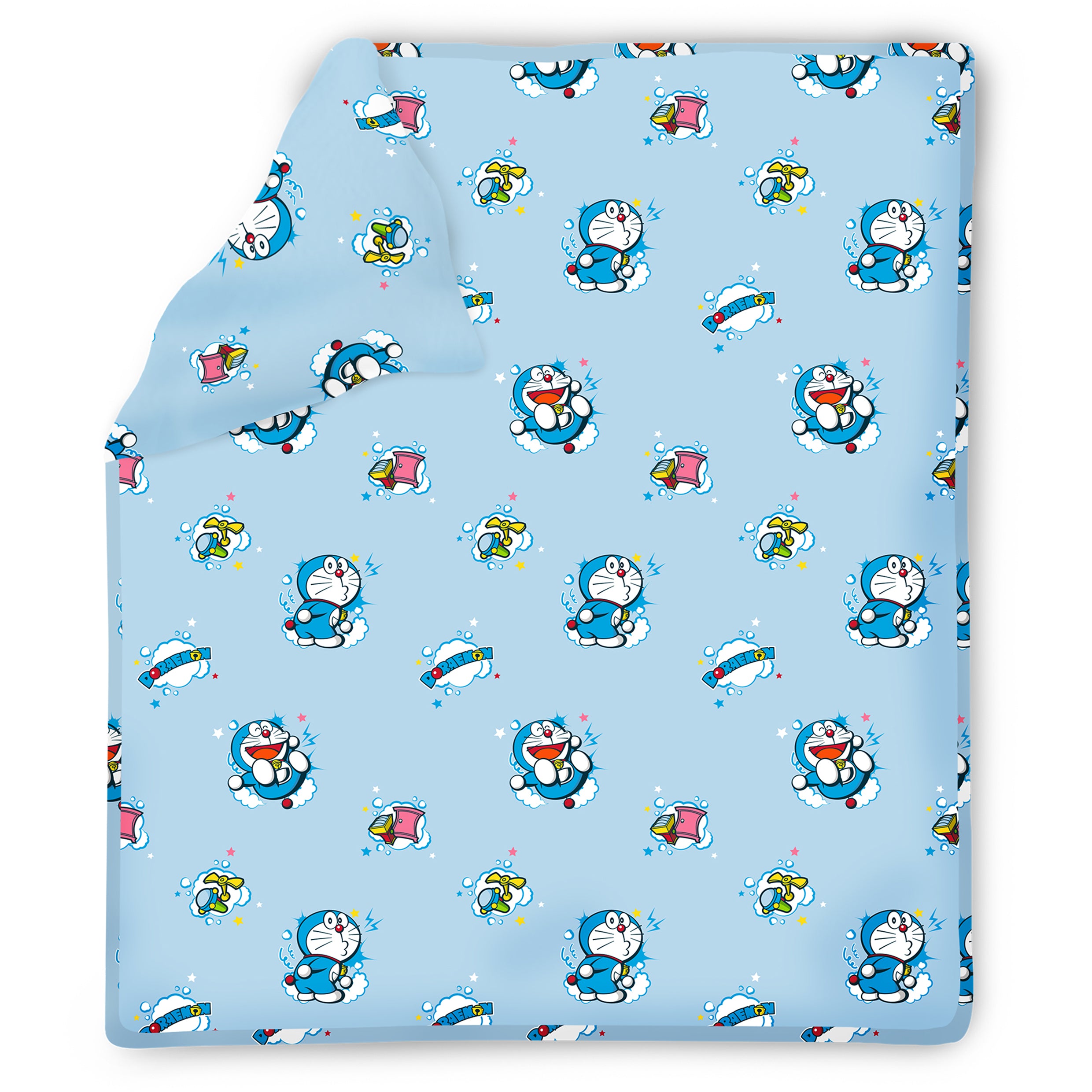 Swiss Sanitized®卡通抗菌冷氣被 (蜜桃絨面) - 多啦A夢