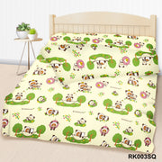 Swiss Sanitized®卡通抗菌冷气被 (蜜桃绒面) - 轻松小熊