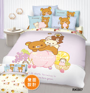 高密度纯棉卡通系列 - 轻松小熊