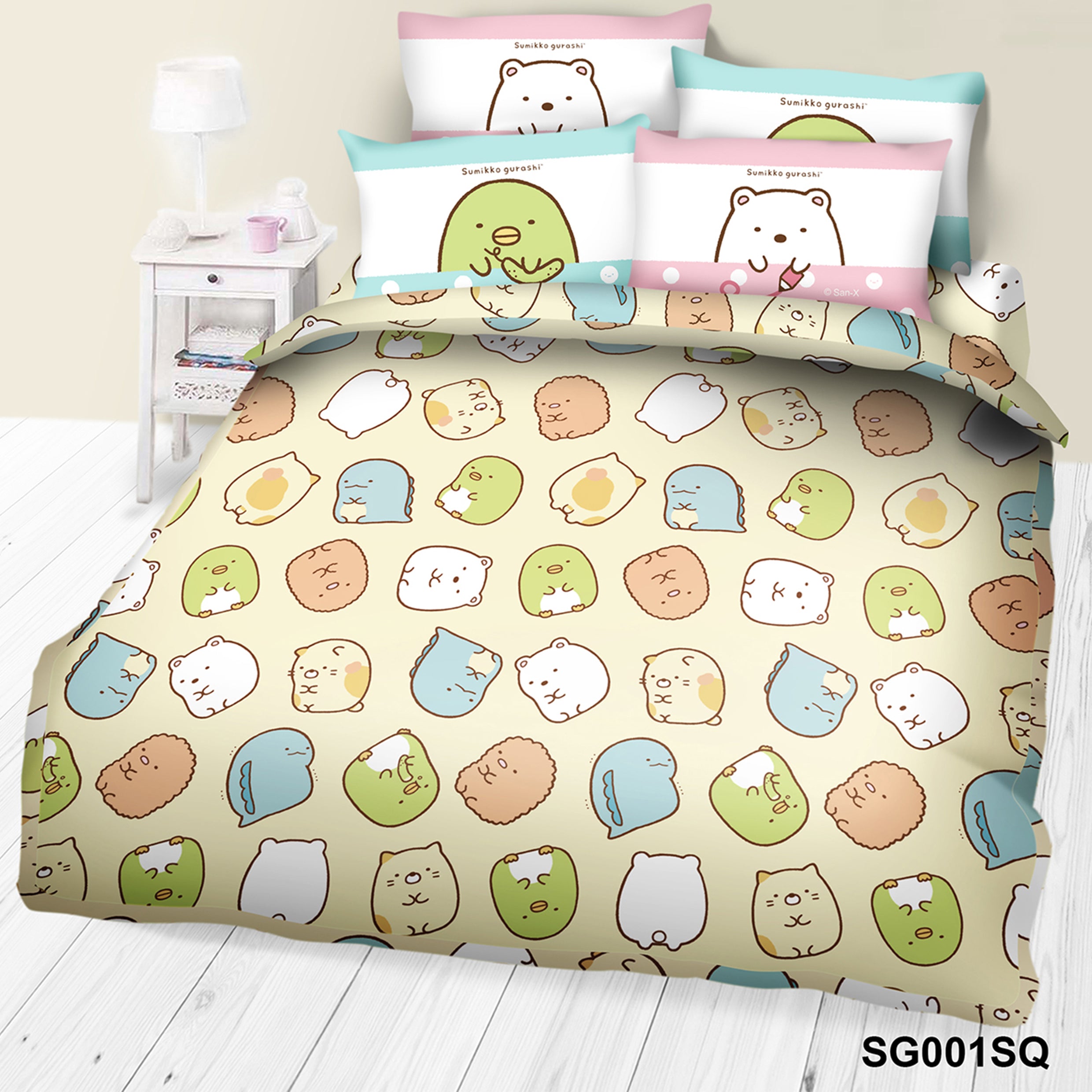 高密度纯棉卡通系列 - 角落小伙伴