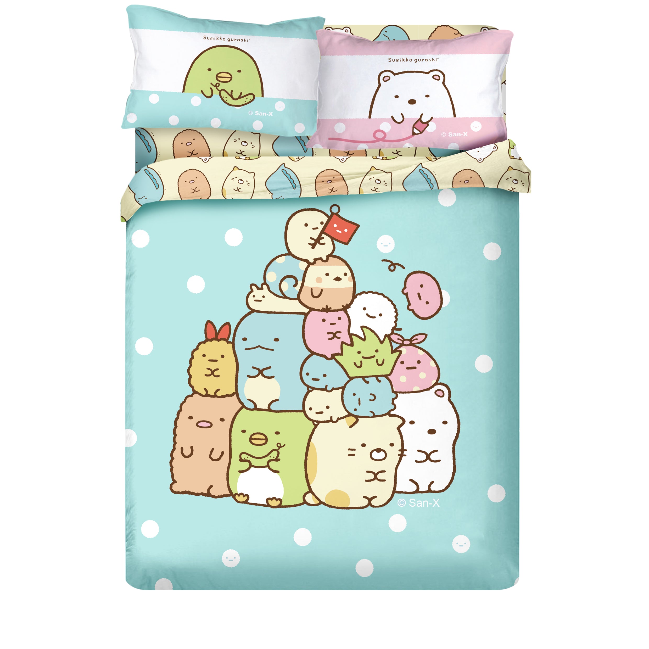 高密度纯棉卡通系列 - 角落小伙伴