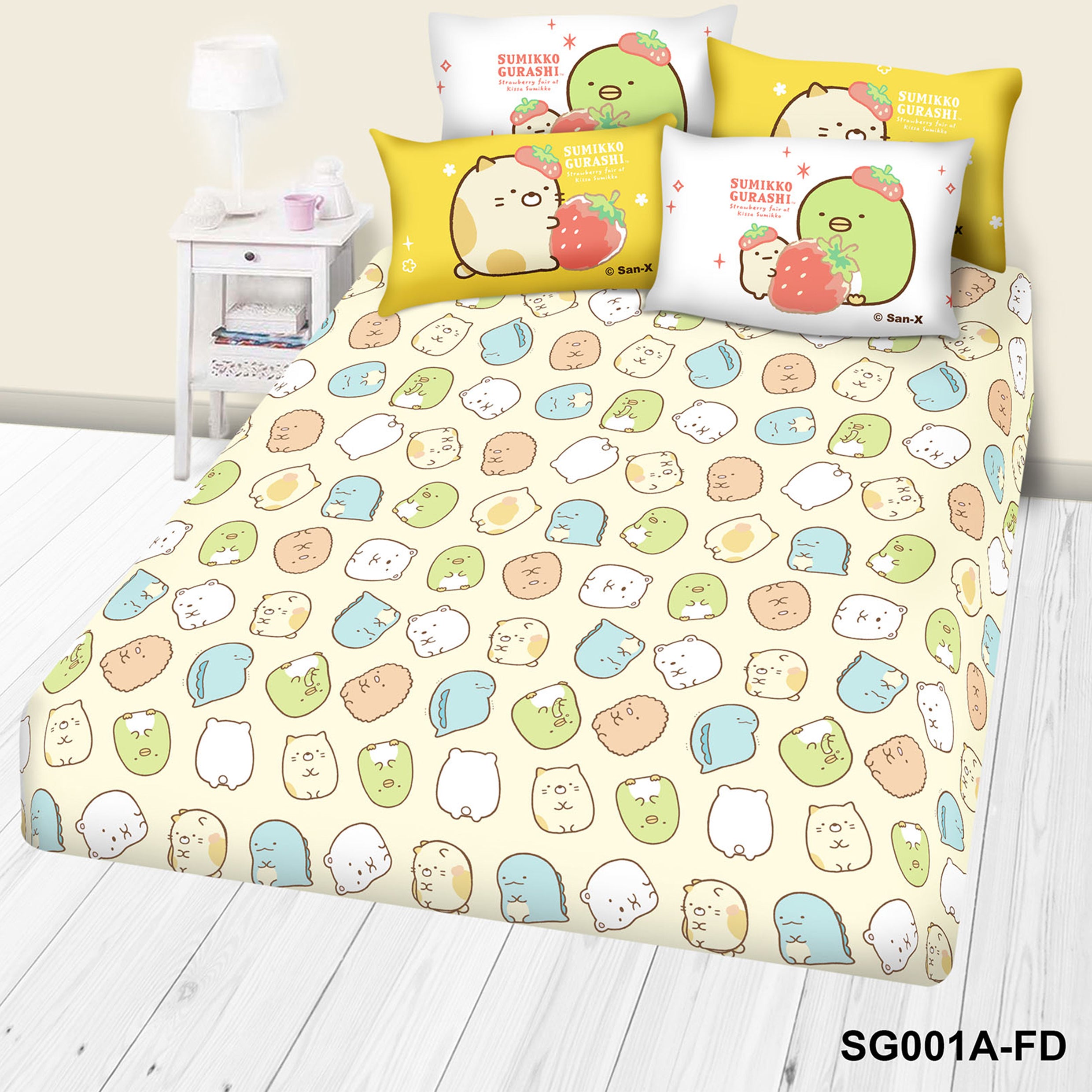 高密度纯棉卡通系列 - 角落小伙伴