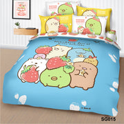 高密度纯棉卡通系列 - 角落小伙伴