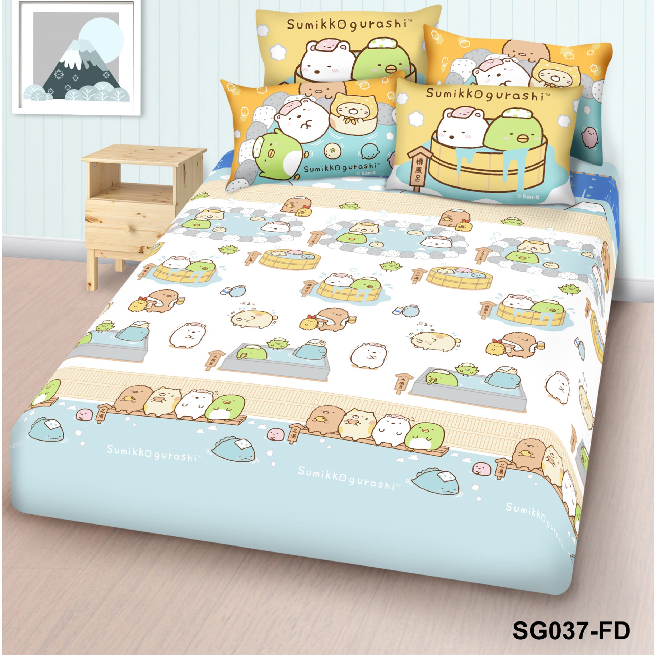 高密度純棉卡通系列 - 角落小夥伴