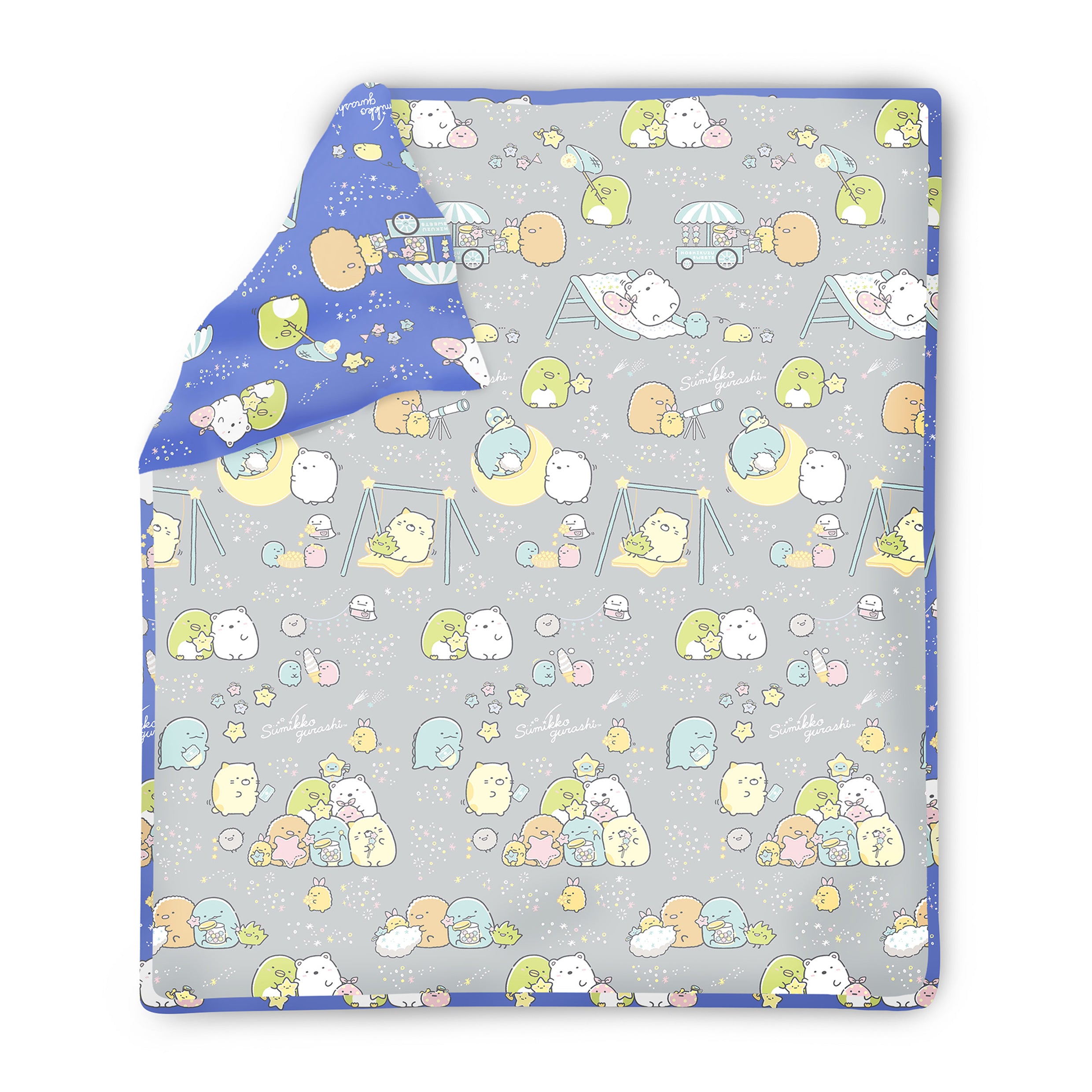 高密度卡通纯棉冷气被 - 角落小伙伴