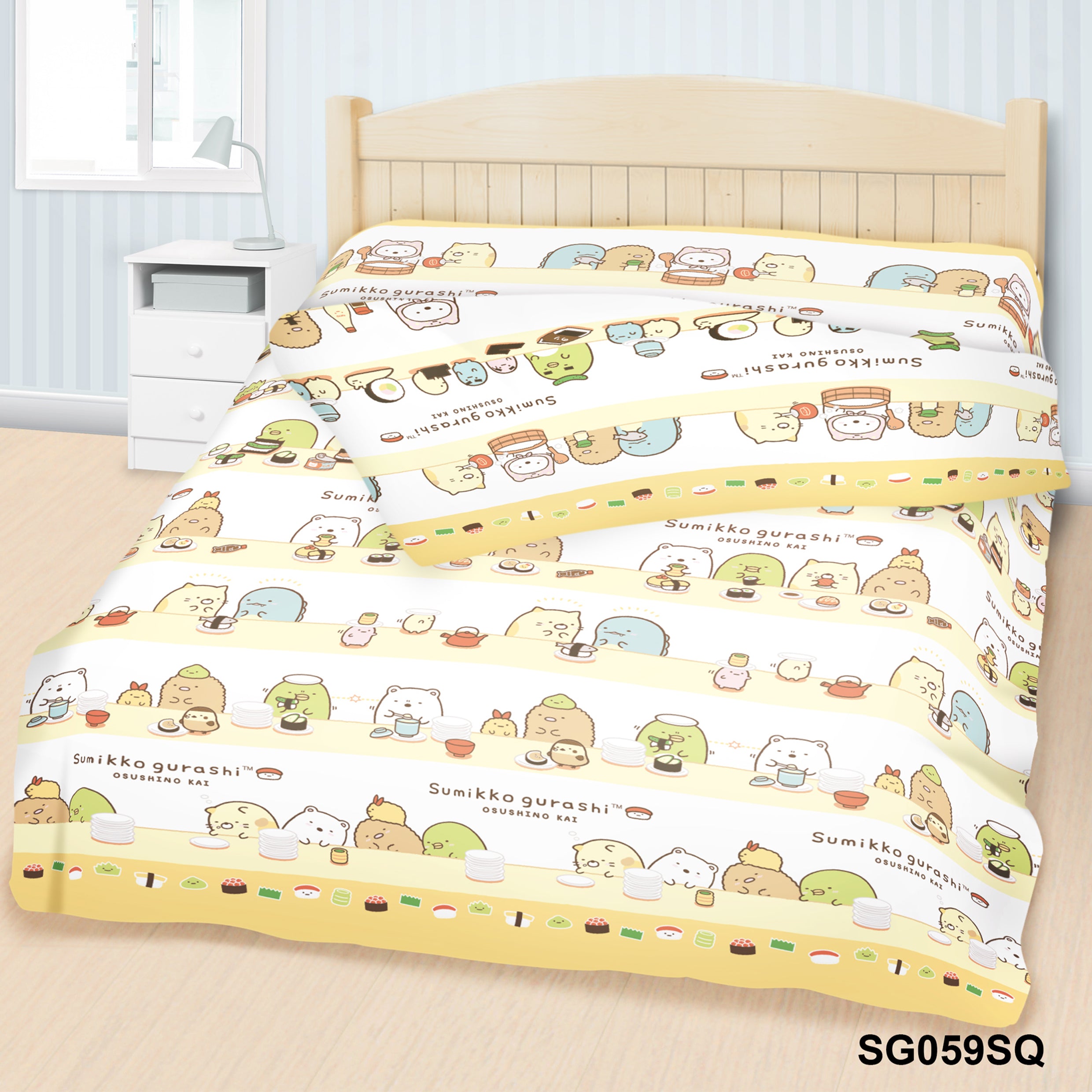 Swiss Sanitized®卡通抗菌冷氣被 (蜜桃絨面) - 角落小夥伴