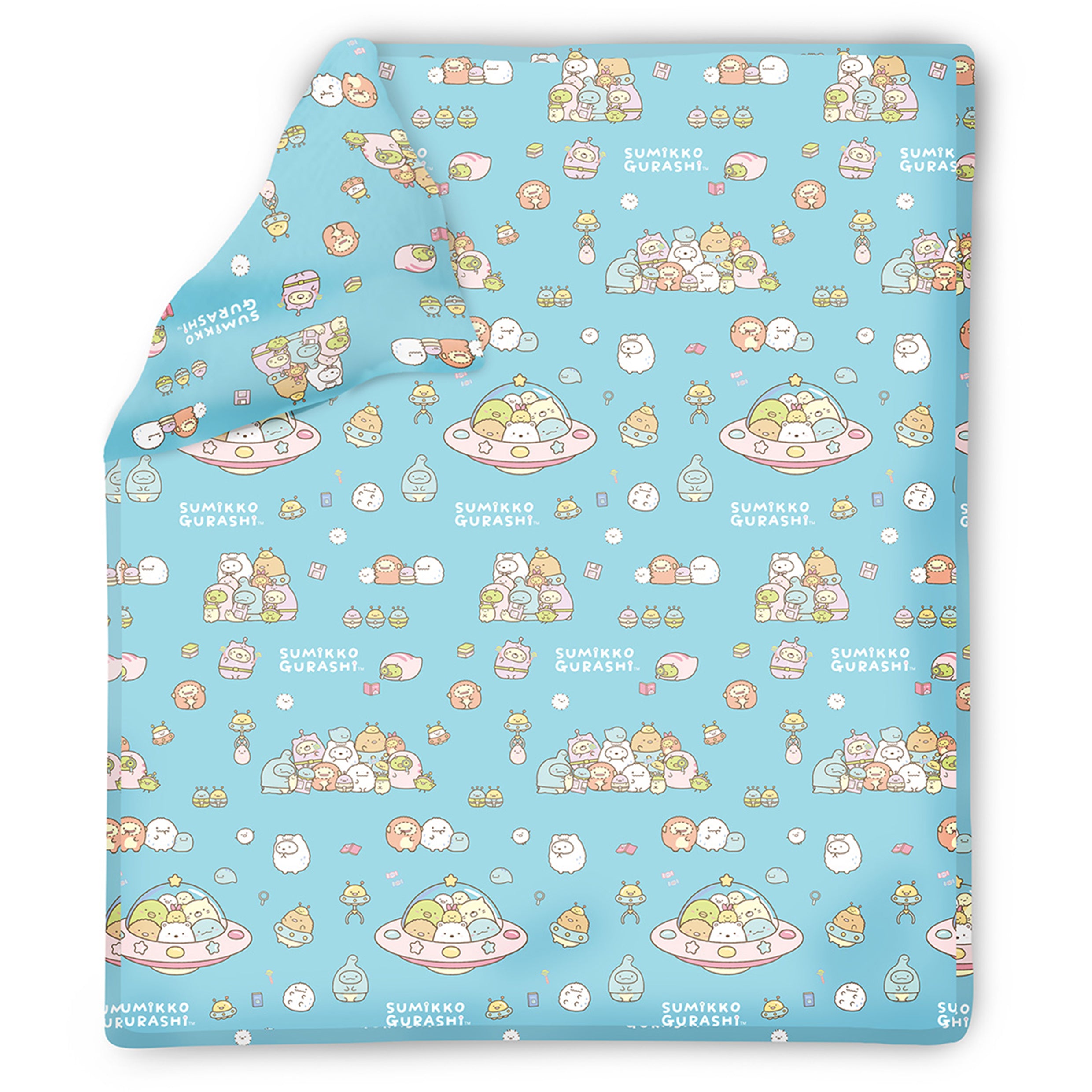 Swiss Sanitized®卡通抗菌冷氣被 (蜜桃絨面) - 角落小夥伴