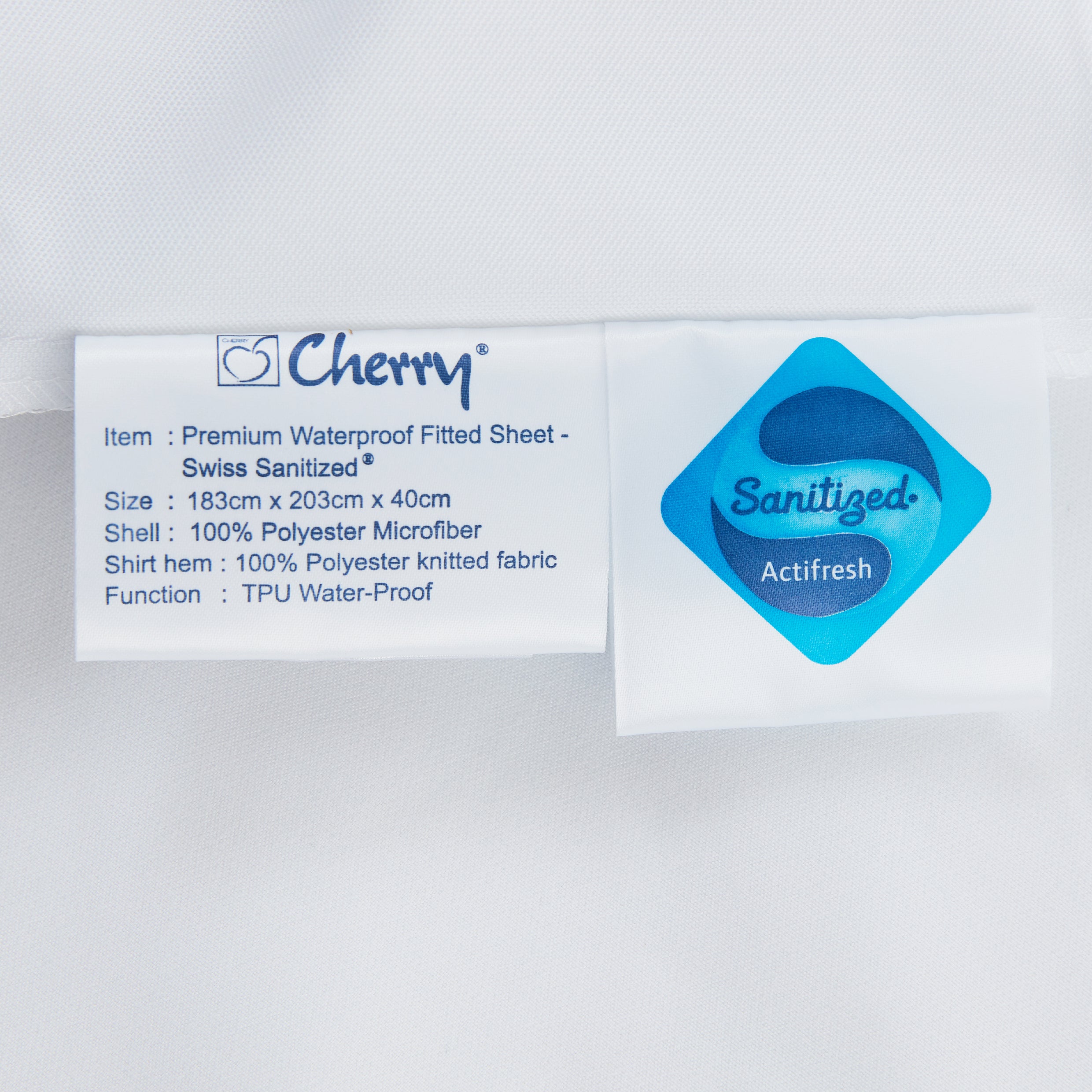 Swiss Sanitized®  抗菌防蟎淨化 防水床笠