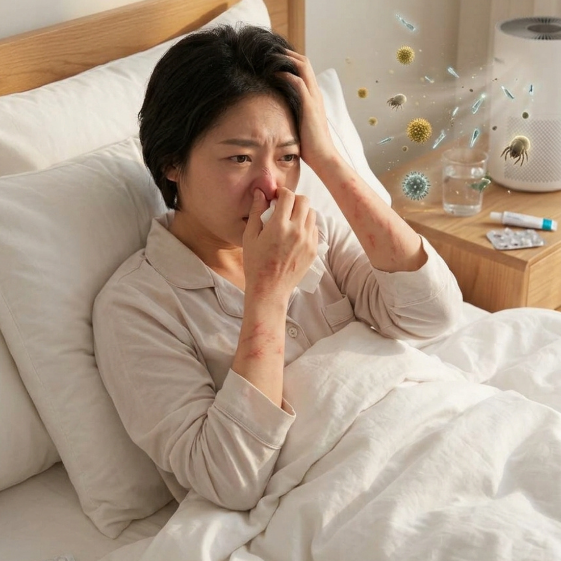 春天過敏高峰期！教你做足床上用品防敏，唔再鼻塞/身癢瞓唔到！&nbsp;