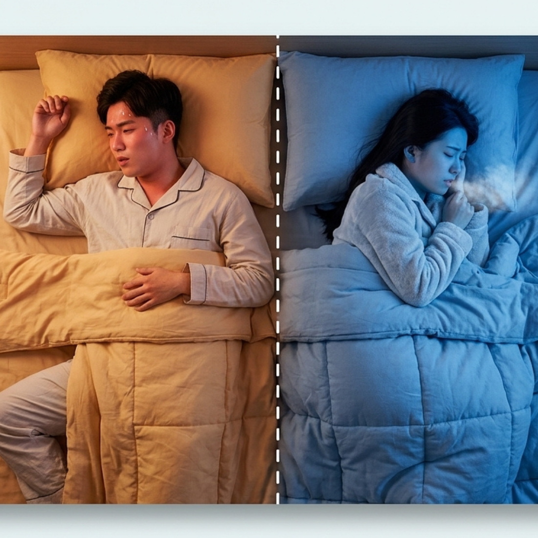 點解同一張被，有人瞓到熱辣辣，有人越瞓越凍？&nbsp;